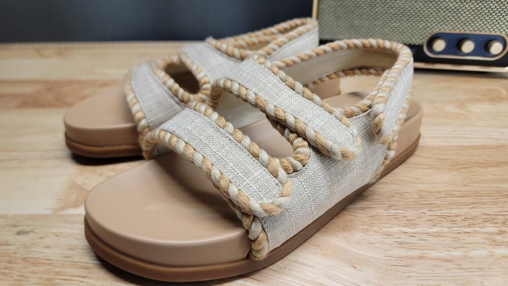 Copper Key Sandles Open Tie Sandals Size 8m